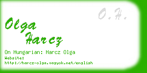 olga harcz business card